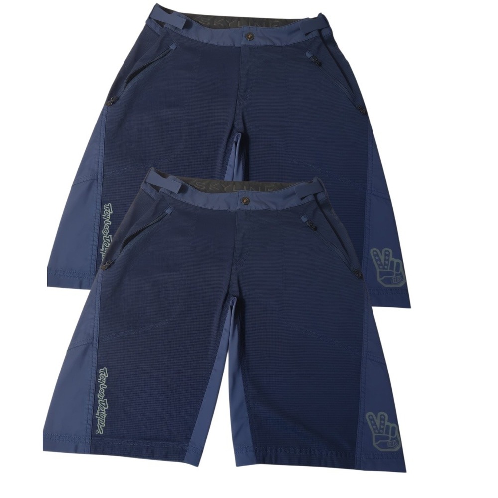 Troy Lee Designs Skyline Shorts Mens 36 Blue Mountain Bike MTB Cycling Mesh